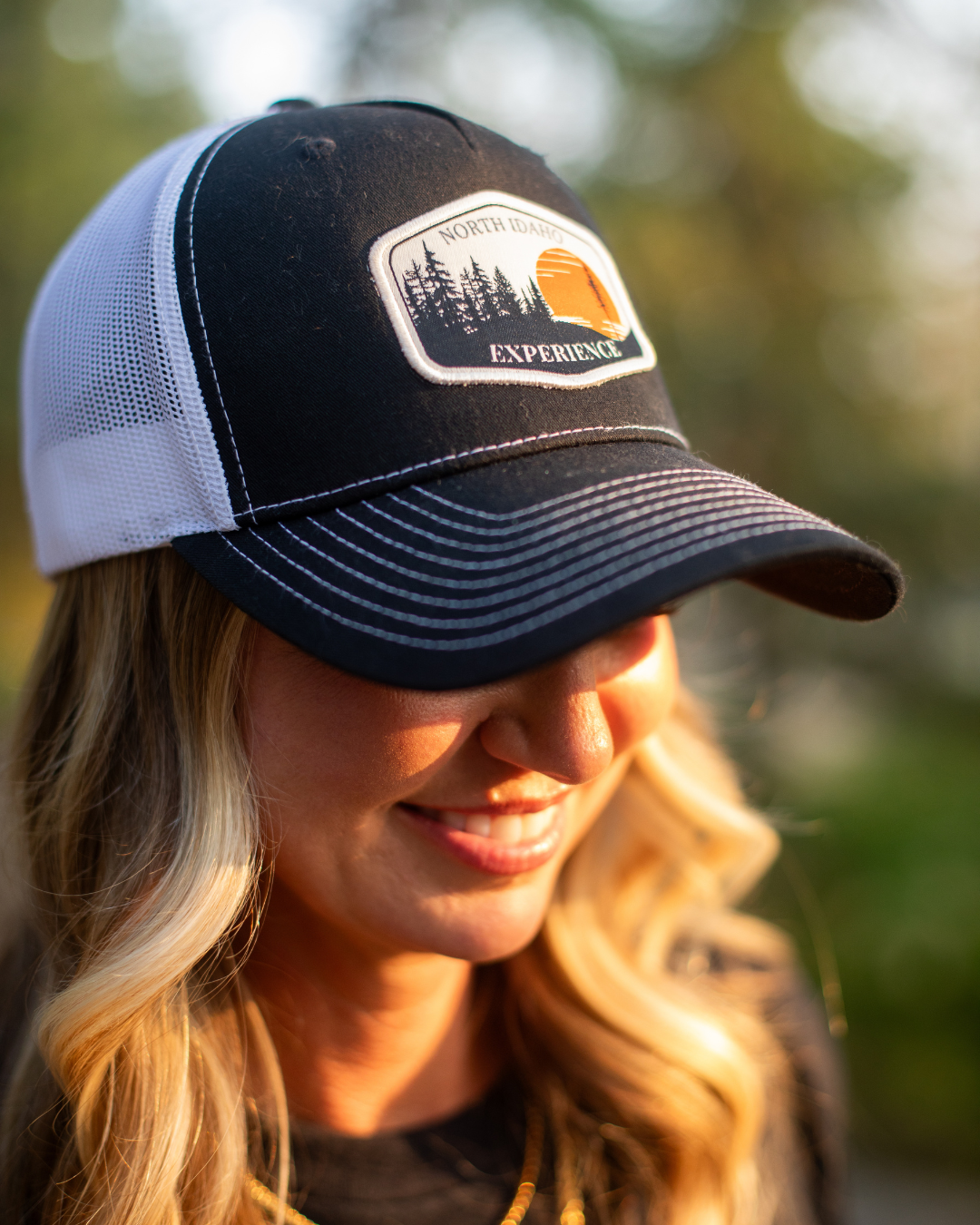 NIE Hat Black and White